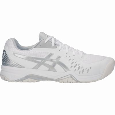 Asics Gel-Challenger 12 - Miesten Tenniskengät - Valkoinen/Hopea